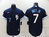 Royals 7 Bobby Witt Jr. Navy Nike 2022 City Connect Cool Base Jerseys,baseball caps,new era cap wholesale,wholesale hats